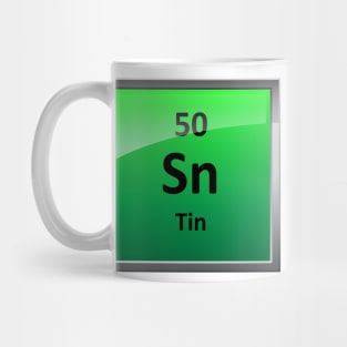 Tin Periodic Table Element Symbol Mug